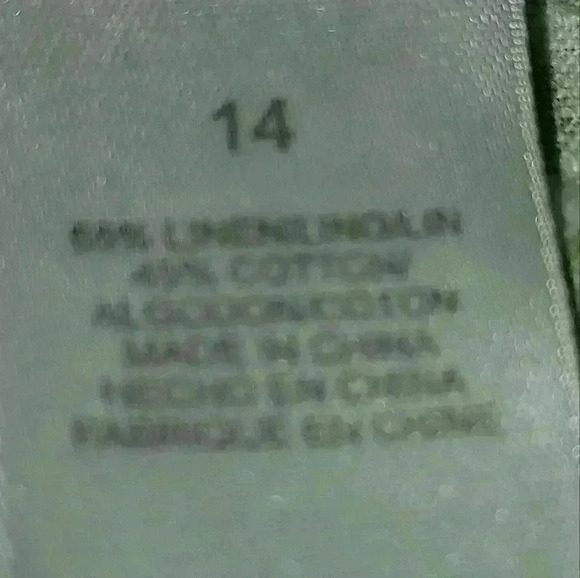 Linen Blend Bandana Print Midi Skirt - Picture 5 of 5